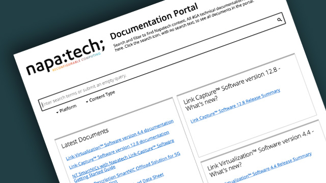 Napatech Documentation Portal